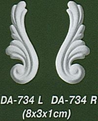 Декоративные панно и элементы из полиуретана Decomaster DA-734R
